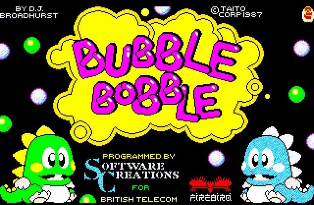 bubble bobble 1986