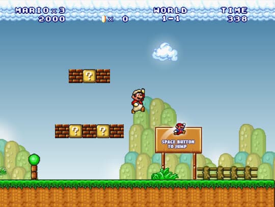 mario game gallery flash