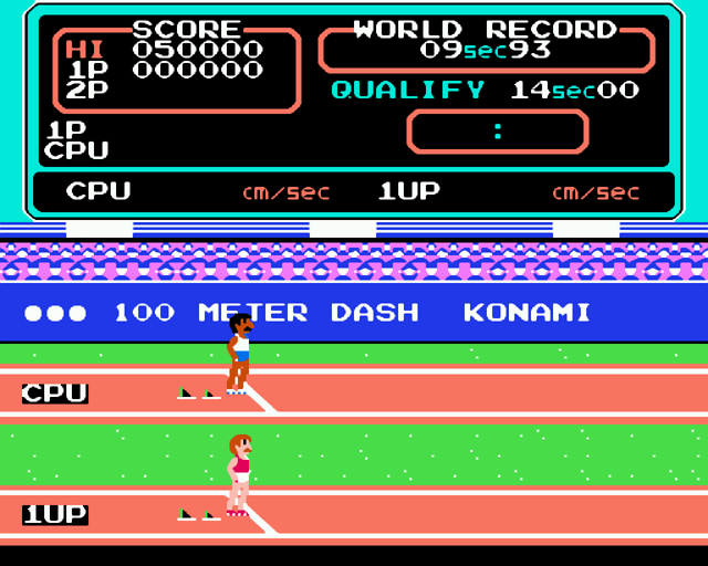Track and Field Konami 1983 Athletics Sports Game