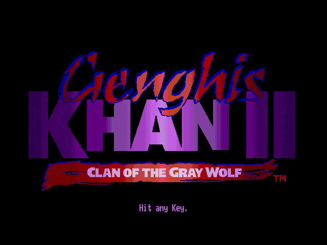 Genghis Khan II: Clan Of The Gray Wolf Sur Sega Genesis (PAL) - Sans Manuel
