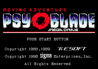 Psy-O-Blade | SEGA Genesis | Free Retro Games | Arcader.com