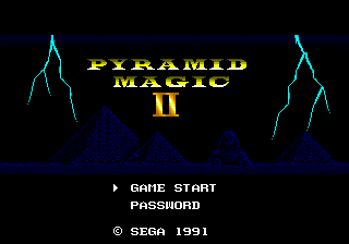 Pyramid magic sega как пройти